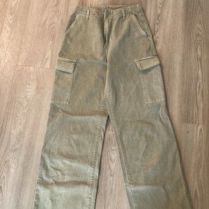 Gap Wide Leg Utility Pants in Tall Size Sage Green